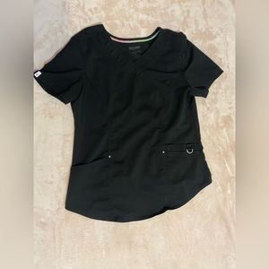Black scrubstar women scrub set